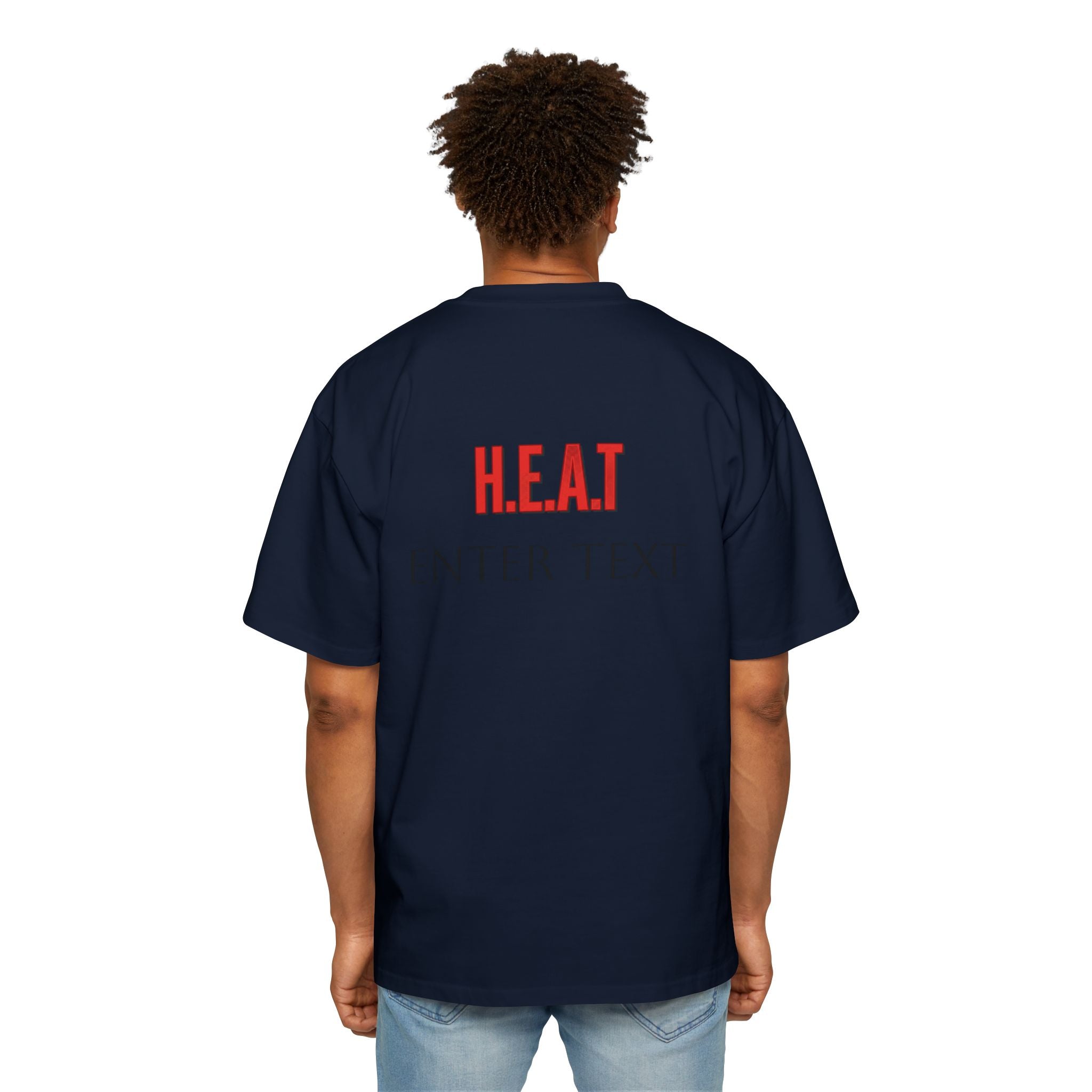 Bold Abstract Heatwave Men's Tee — Urban Oversized Streetwear