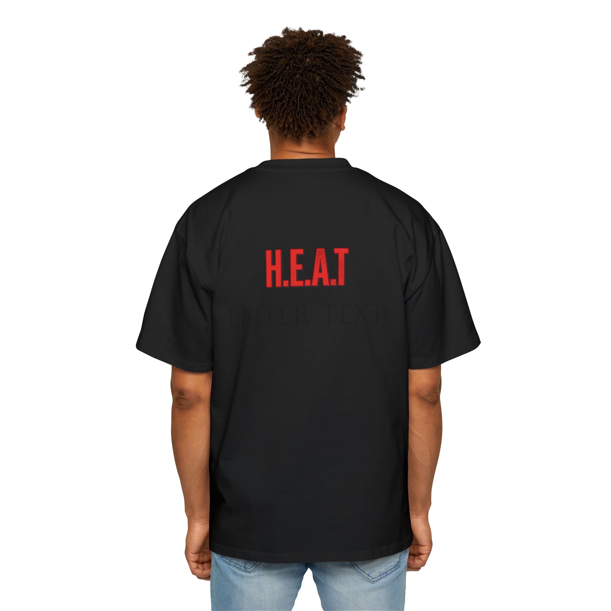 Bold Abstract Heatwave Men's Tee — Urban Oversized Streetwear