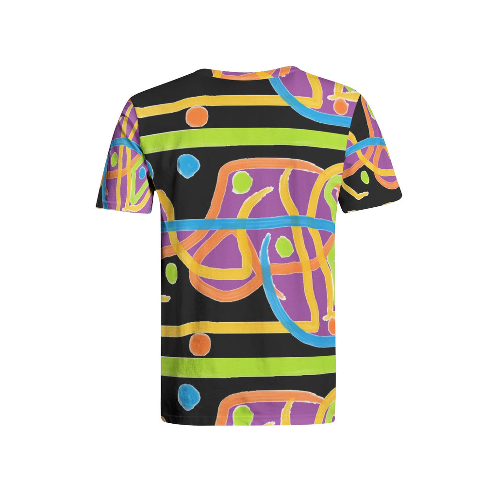 Men's All-Over Print Crew Neck T-shirts