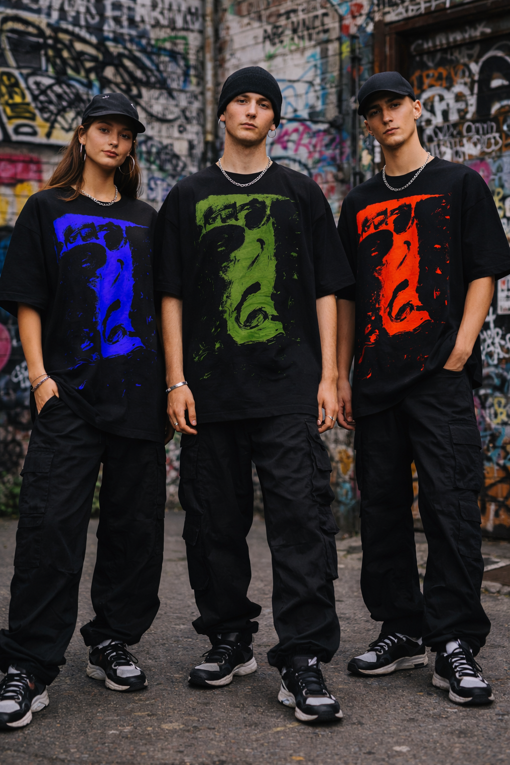 Tee — Nocturnal Dream -Graphic Oversized T-Shirt