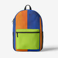 Retro Colorful Print Trendy Backpack