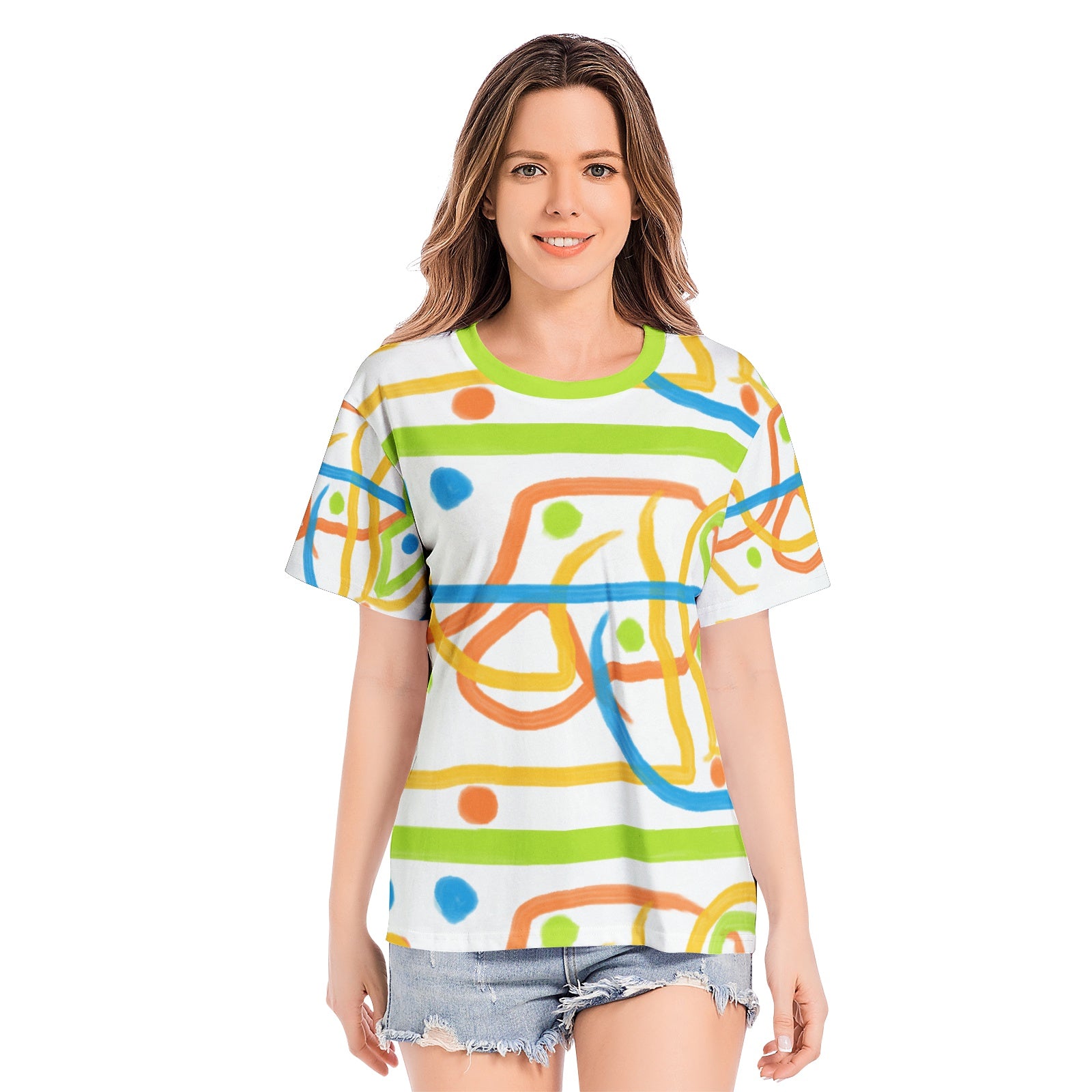 Unisex All-Over Print Cotton T-shirts