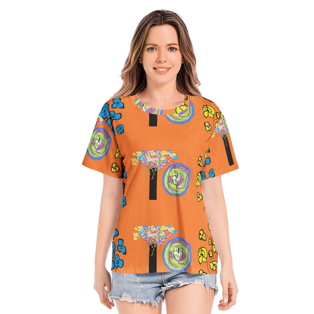 Unisex All-Over Print Cotton T-shirts