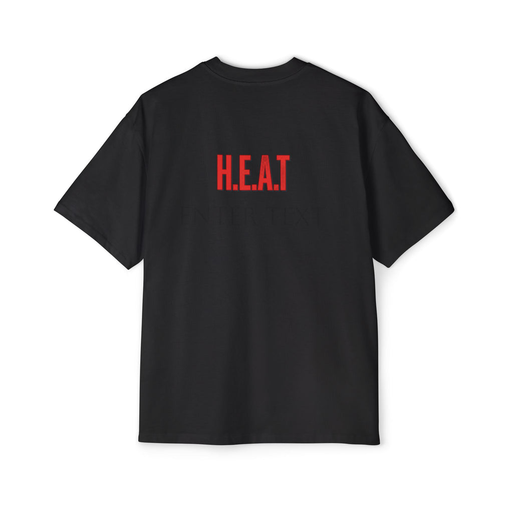 Bold Abstract Heatwave Men's Tee — Urban Oversized Streetwear