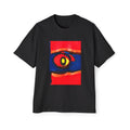 Bold Abstract Heatwave Men's Tee — Urban Oversized Streetwear