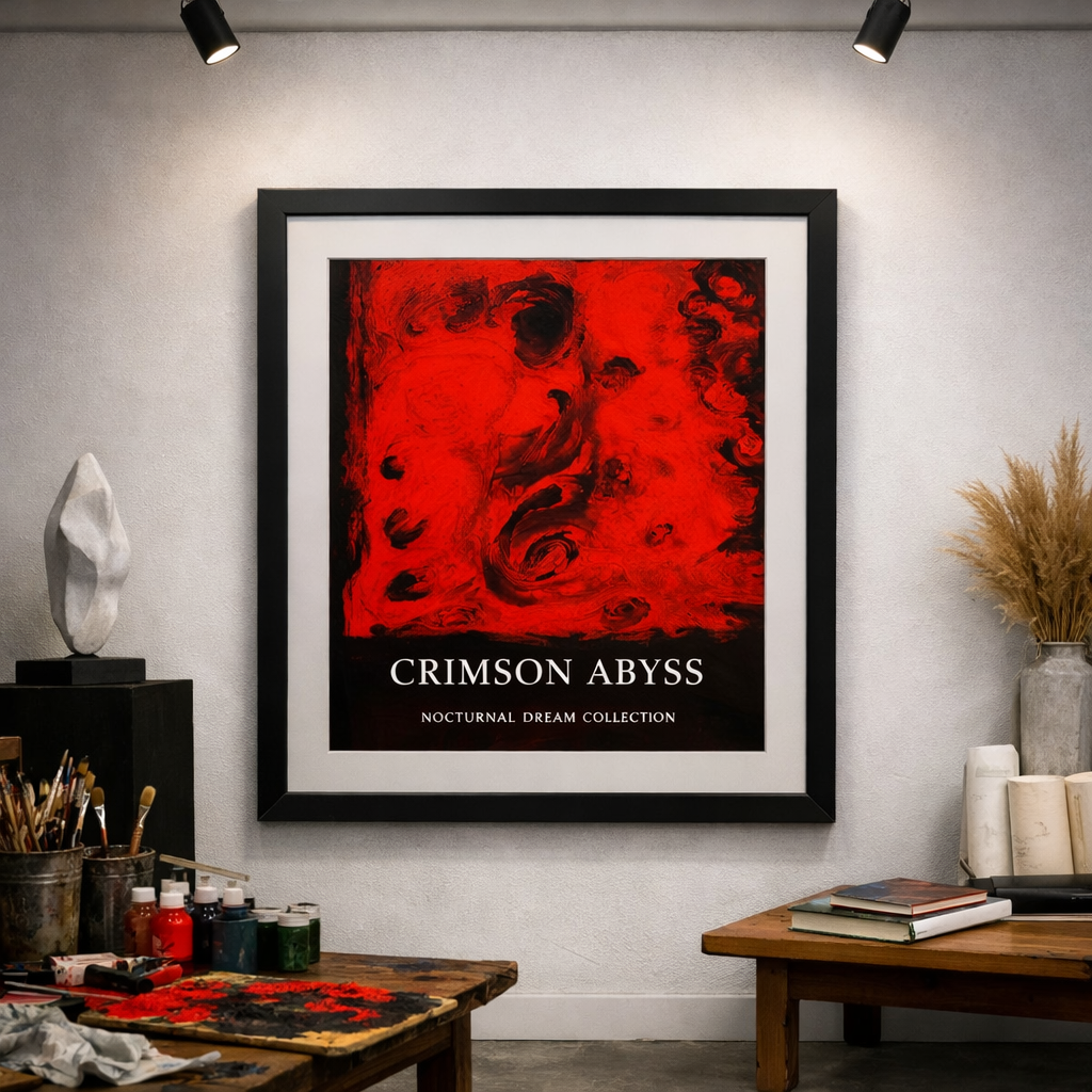 Crimson Abyss Art Print