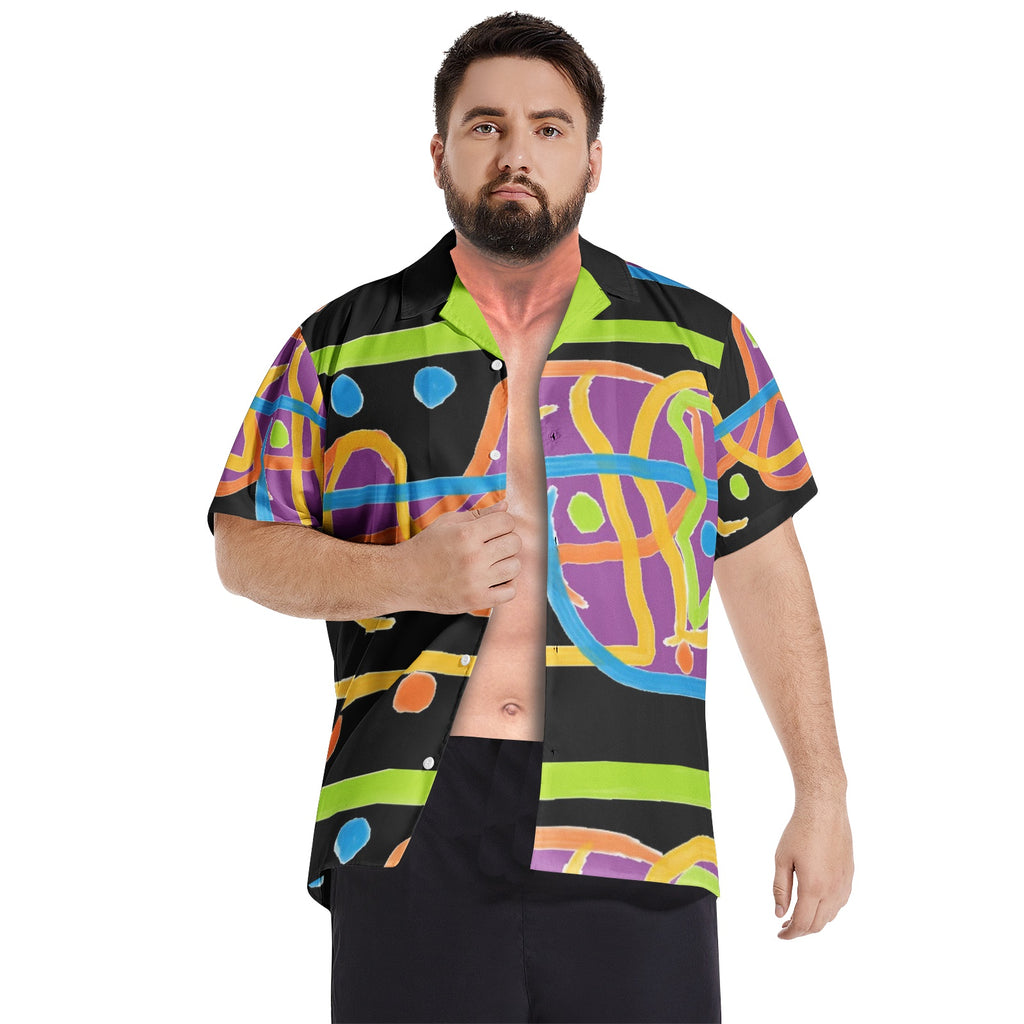 Men's Hawaiian Shirt Short Sleeve Button Down Shirt