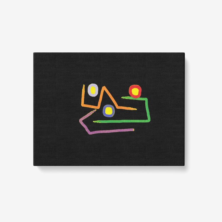 Zooko-1 Piece Canvas Wall Art for Living Room - Framed Ready to Hang 24"x18"
