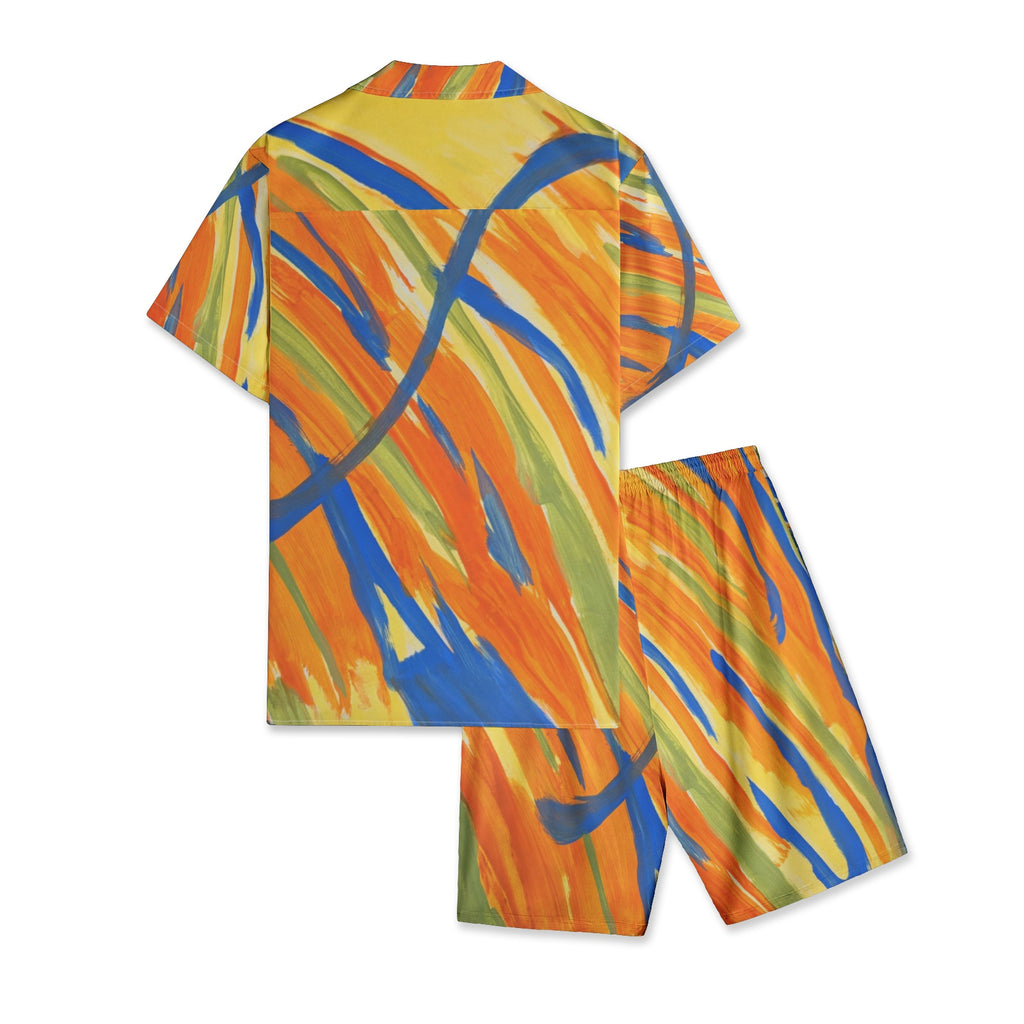 Men's All-Over-Print Hawiian Shirt Sets